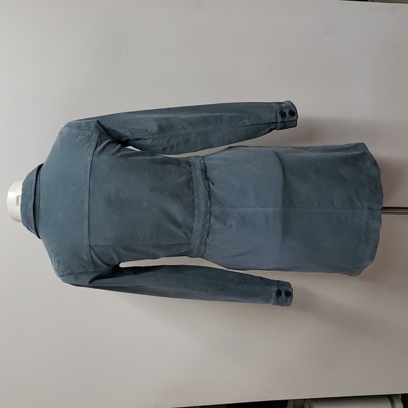 Faherty Corduroy Button Up Long Sleeve Blue Mini Dress Women's Size XS - Picture 7 of 13